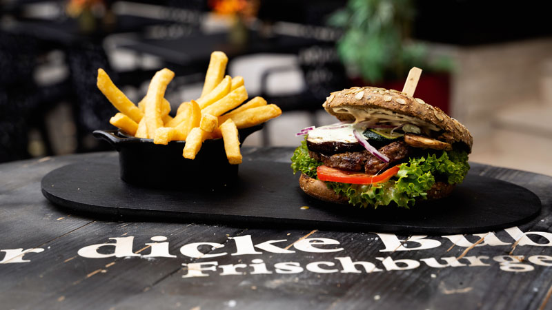 Gemüse Burger Menü