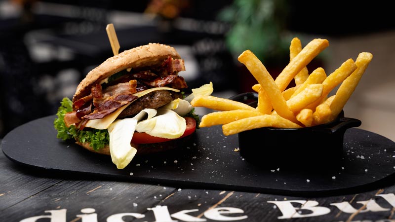 BBQ Burger Menü
